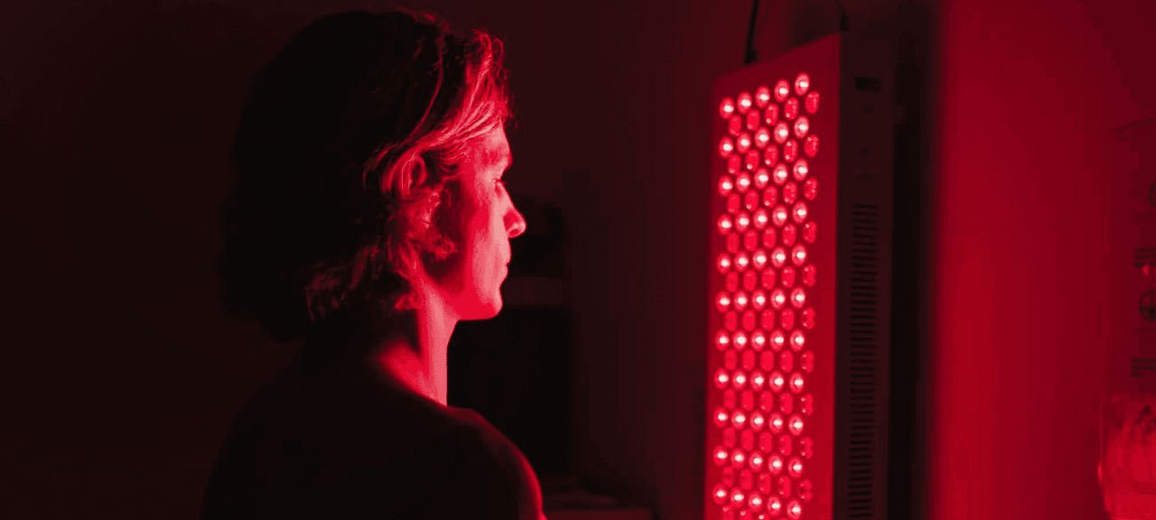 Redlight therapy session